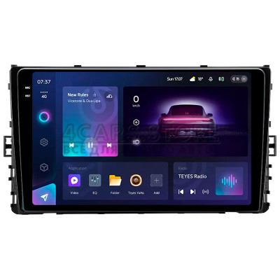 Штатна магнітола Teyes CC3 6+128 Gb з коловим оглядом 360° Volkswagen Jetta 7 2018-2022 9" 2k