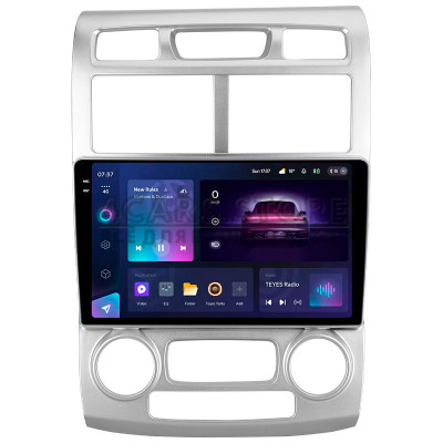 Штатная магнитола Teyes CC3 6+128 Gb с круговым обзором 360° Kia Sportage 2 2004-2010 9" 2k
