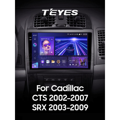Штатная магнитола Teyes CC3 6+128 Gb с круговым обзором 360° Cadillac CTS 2002-2007 SRX 2003-2009 10" 2k (L1)