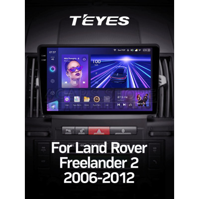 Штатная магнитола Teyes CC3 6+128 Gb с круговым обзором 360° Land Rover Freelander 2 2006-2012 9" 2k (L1)