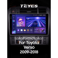 Штатная магнитола Teyes CC3 6+128 Gb с колесным обзором 360° Toyota Verso R20 2009-2018 (F1) 9" 2k