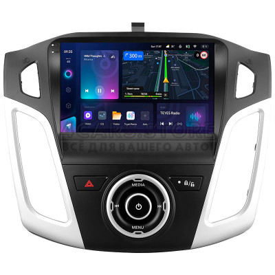 Штатная магнитола Teyes CC3L 4+64 Gb Ford Focus 3 Mk 3 2011-2019 9" (L1)