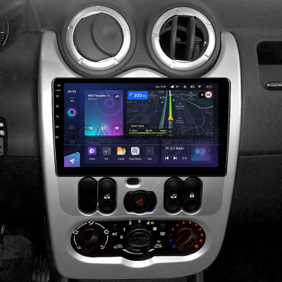 Штатна магнітола Teyes CC3L 4+64 Gb Renault Logan 1 Sandero For Dacia Duster 2009-2017 9"