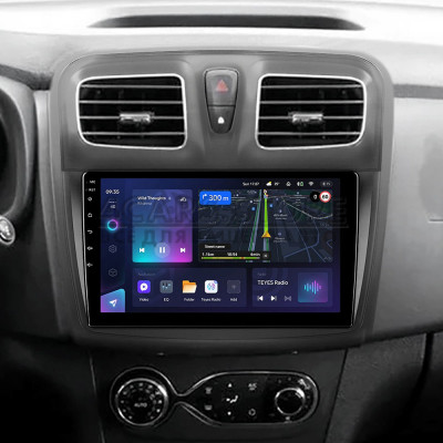 Штатна магнітола Teyes CC3L 4+64 Gb Renault Logan 2 2012-2022 Sandero 2 2013-2022 (F1) (A) 9"