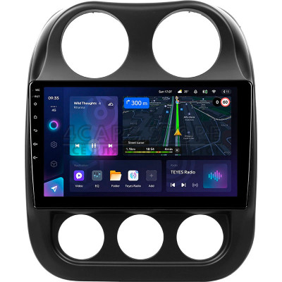 Штатна магнітола Teyes CC3L 4+64 Gb Jeep Compass 1 MK 2009-2015 10" Штатна магнітола Teyes CC3L 4+64 Gb Jeep Compass 1 MK 2009-2015 10"
