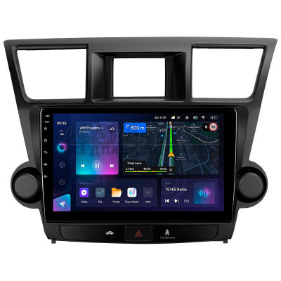 Штатная магнитола Teyes CC3L 4+64 Gb Toyota Highlander 2 XU40 2007-2013 (F2) 10" (L1)