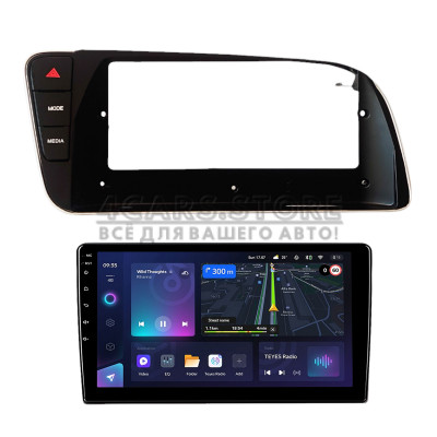 Штатна магнітола Teyes CC3L 4+64 Gb AUDI Q5 LHD Black 2010-2018 9" (L2)
