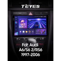 Штатна магнітола Teyes CC3 4+64 Gb Audi A6 2 1997-2004 S6 2 1999-2004 RS6 1 2002-2006 9" 2k
