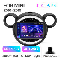 Штатна магнітола Teyes CC3 6+128 Gb BMW Mini (F2) 2010-2016 9" 2k (L3)
