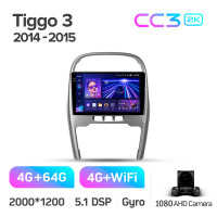 Штатна магнітола Teyes CC3 4+64 Gb Chery Tiggo 3 2014-2015 10" 2k