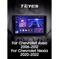Штатная магнитола Teyes CC3 4+64 Gb Chevrolet Aveo T250 2006-2012 Nexia 1 2020-2022 9" 2k