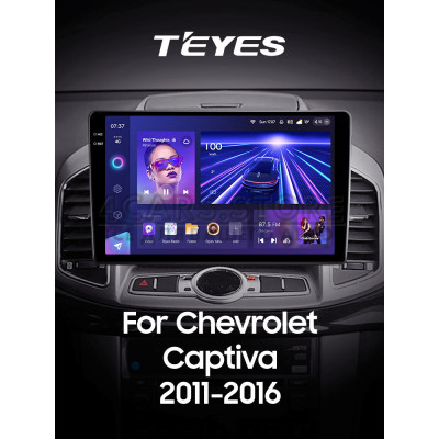 Штатна магнітола Teyes CC3 4+64 Gb Chevrolet Captiva 1 (F2) 2011-2016 10" 2k