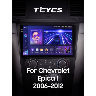 Штатна магнітола Teyes CC3 4+64 Gb Chevrolet Epica 1 2006 - 2012 9" 2k