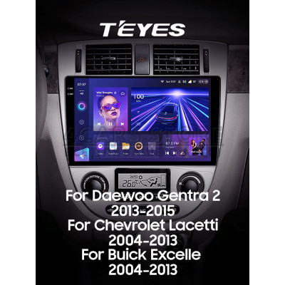 Штатна магнітола Teyes CC3 4+64 Gb Chevrolet Lacetti J200 For Buick Excelle Hrv 2004-2013 For Daewoo Gentra 2 2013-2015 (F2) 10" 2k