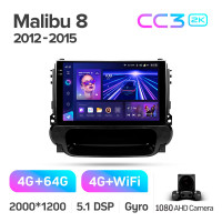 Штатна магнітола Teyes CC3 4+64 Gb Chevrolet Malibu 8 2012-2015 9" 2k
