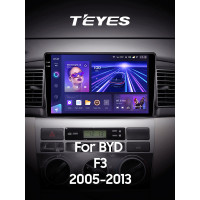 Штатна магнітола Teyes CC3 6+128 Gb BYD F3 1 2005-2013 9" 2k