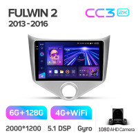 Штатная магнитола Teyes CC3 6+128 Gb Chery Fulwin 2 Very A13 (F1) 2013 - 2016 9" 2k