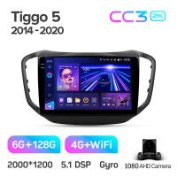 Штатная магнитола Teyes CC3 6+128 Gb Chery Tiggo 5 2014 - 2018 10" 2k
