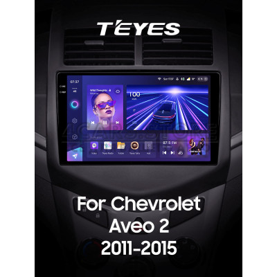 Штатна магнітола Teyes CC3 6+128 Gb Chevrolet Aveo 2 2011-2015 9" 2k