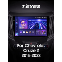 Штатна магнітола Teyes CC3 6+128 Gb Chevrolet Cruze 2 2015-2023 9" 2k