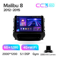 Штатна магнітола Teyes CC3 6+128 Gb Chevrolet Malibu 8 2012-2015 9" 2k