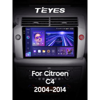 Штатна магнітола Teyes CC3 4+64 Gb Citroen C4 LA LC C-Triomphe C-Quatre 2004-2014 9" 2k