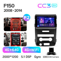 Штатная магнитола Teyes CC3 4+64 Gb Ford F150 P415 Raptor 2008-2014 (F2) 9" 2k (L2)