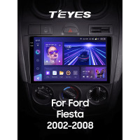 Штатная магнитола Teyes CC3 4+64 Gb Ford Fiesta Mk VI 5 Mk5 2002 - 2008 9" 2k