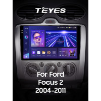 Штатная магнитола Teyes CC3 4+64 Gb Ford Focus 2 Mk 2 2004-2011 (F2) 9" 2k