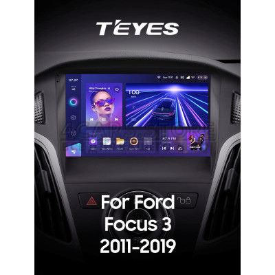Штатна магнітола Teyes CC3 4+64 Gb Ford Focus 3 Mk 3 2011-2019 9" 2k (L1)