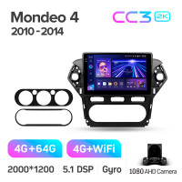 Штатная магнитола Teyes CC3 4+64 Gb Ford Mondeo 4 2011-2014 10" 2k