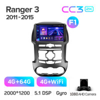 Штатная магнитола Teyes CC3 4+64 Gb Ford Ranger 3 (F1) 2011-2015 9" 2k (L1)