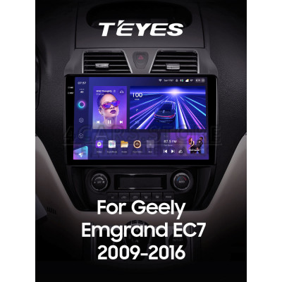 Штатна магнітола Teyes CC3 4+64 Gb Geely Emgrand EC7 1 2009-2016 10" 2k