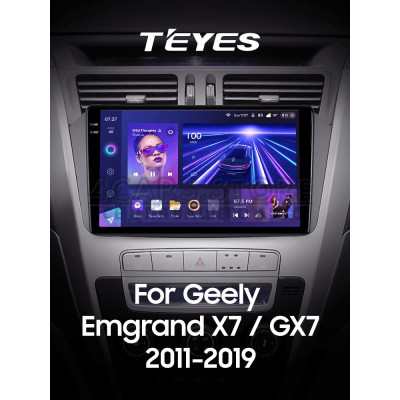 Штатна магнітола Teyes CC3 4+64 Gb Geely Emgrand X7 1 GX7 EX7 2011-2019 9" 2k