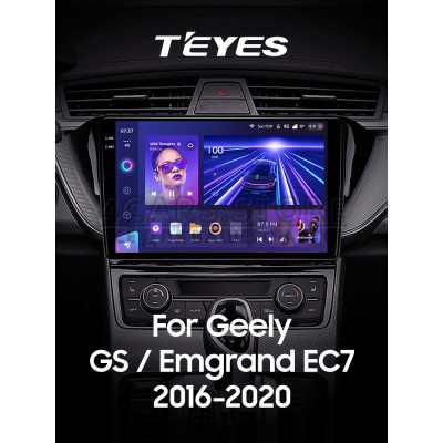 Штатна магнітола Teyes CC3 4+64 Gb Geely GS 2016-2020 Emgrand EC7 1 2018-2020 (F2) 10" 2k