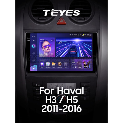 Штатна магнітола Teyes CC3 4+64 Gb GREAT WALL Haval H3 H5 2011-2016 9" 2k