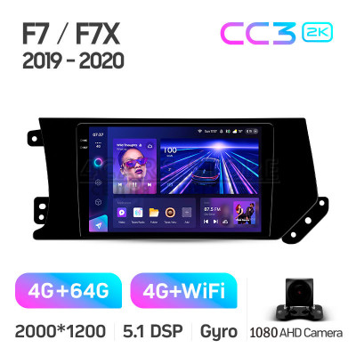 Штатная магнитола Teyes CC3 4+64 Gb GREAT WALL Hover Haval F7 F7X 2019-2020 9" 2k