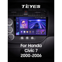 Штатна магнітола Teyes CC3 4+64 Gb Honda Civic 7 2000-2006 9" 2k