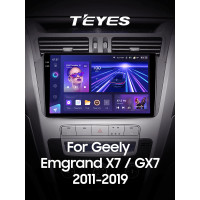 Штатна магнітола Teyes CC3 6+128 Gb Geely Emgrand X7 1 GX7 EX7 2011-2019 9" 2k