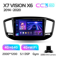 Штатна магнітола Teyes CC3 6+128 Gb Geely Emgrand X7 Vision X6 Haoqing SUV 2014-2020 9" 2k (L1)