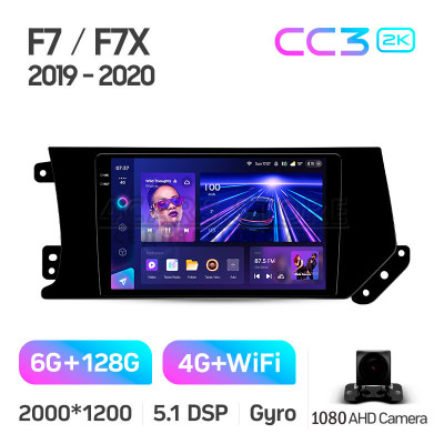 Штатная магнитола Teyes CC3 6+128 Gb GREAT WALL Hover Haval F7 F7X 2019-2020 9" 2k