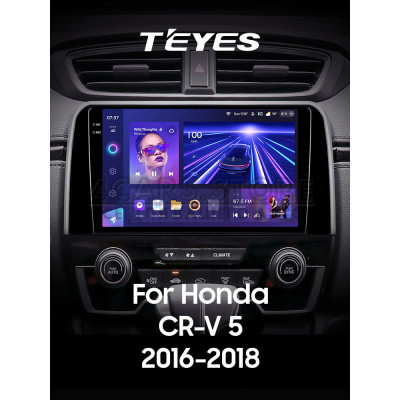 Штатная магнитола Teyes CC3 4+64 Gb Honda CR-V CR-V 5 RT RW 2017-2022 9" 2k