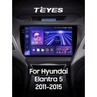 Штатна магнітола Teyes CC3 4+64 Gb Hyundai Elantra 5 JK GD MD UD 2010-2016 (F1) 9" 2k