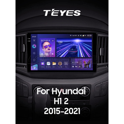 Штатна магнітола Teyes CC3 4+64 Gb Hyundai H1 II 2 TQ 2015-2021 (F2) 9" 2k