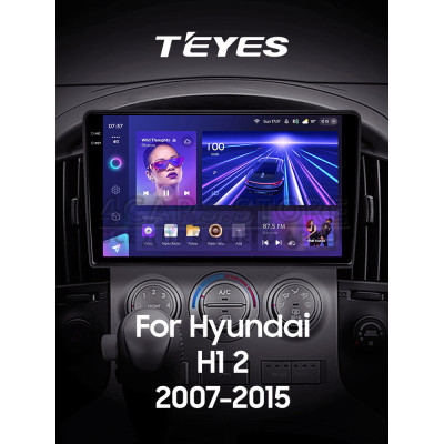 Штатна магнітола Teyes CC3 4+64 Gb Hyundai H1 II 2 TQ 2007-2015 (F1) 9" 2k