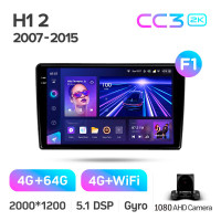 Штатна магнітола Teyes CC3 4+64 Gb Hyundai H1 II 2 TQ 2007-2015 (F1) 9" 2k