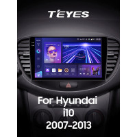 Штатна магнітола Teyes CC3 4+64 Gb Hyundai i10 2007-2013 9" 2k