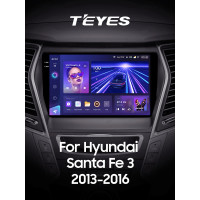 Штатна магнітола Teyes CC3 4+64 Gb Hyundai Santa Fe 3 2013-2016 (C) 9" 2k (L1)