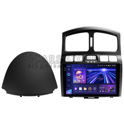 Штатна магнітола Teyes CC3 4+64 Gb Hyundai Santa Fe SM 2000-2012 For JAC S1 (Rein) 1 2007-2013 9" 2k