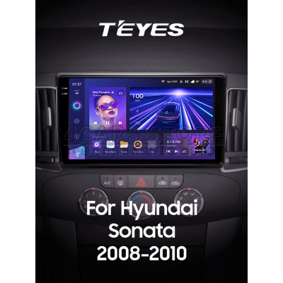 Штатна магнітола Teyes CC3 4+64 Gb Hyundai Sonata NF 2008-2010 (F1) 9" 2k